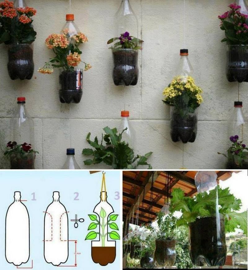 Small space gardens and planter ideas